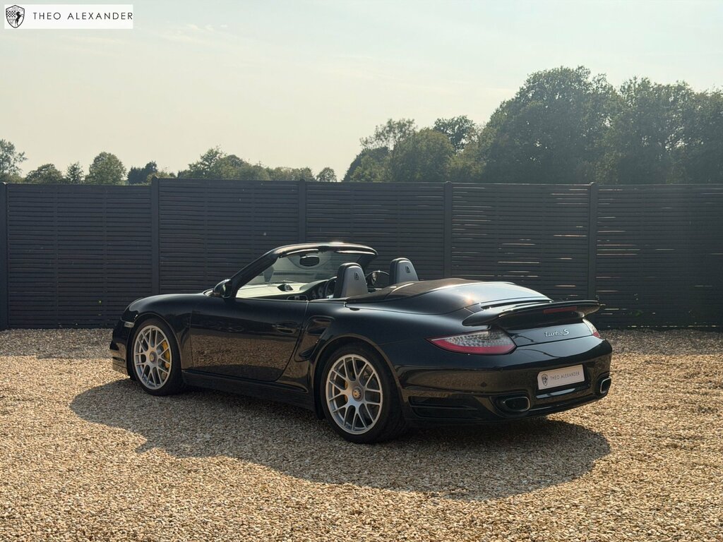 Porsche 911 3.8 997 Turbo S Cabriolet Pdk Black #6