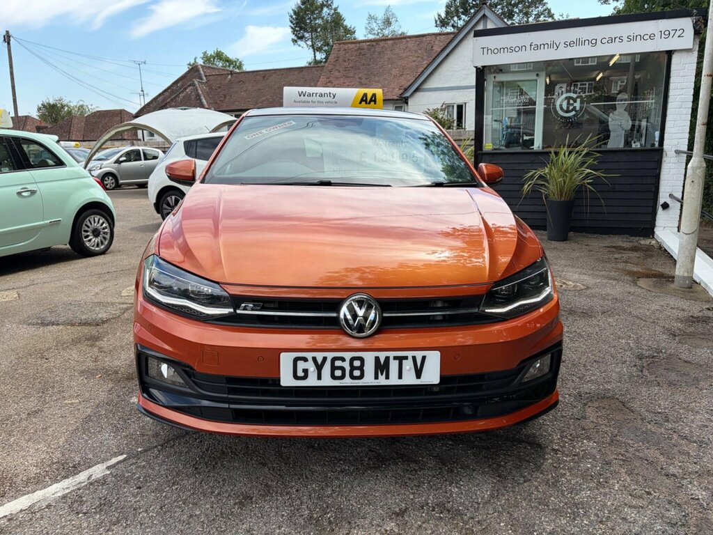 Volkswagen Polo 1.0 Tsi R-line Euro 6 Ss GY68MTV Orange #2