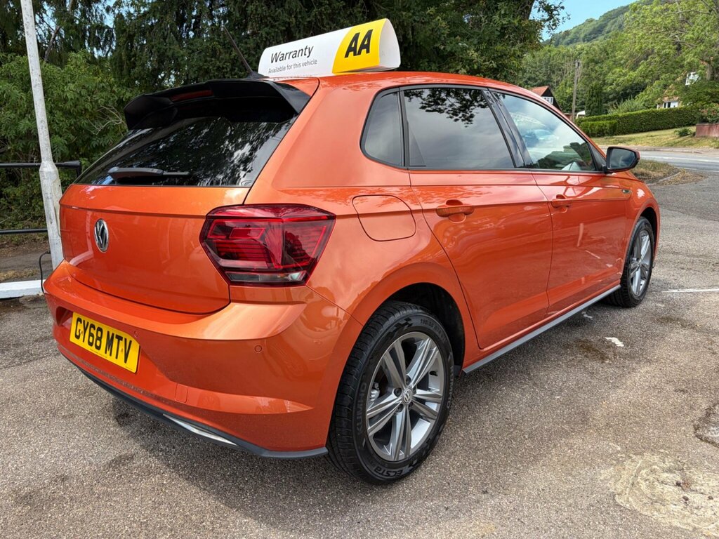 Volkswagen Polo 1.0 Tsi R-line Euro 6 Ss GY68MTV Orange #6