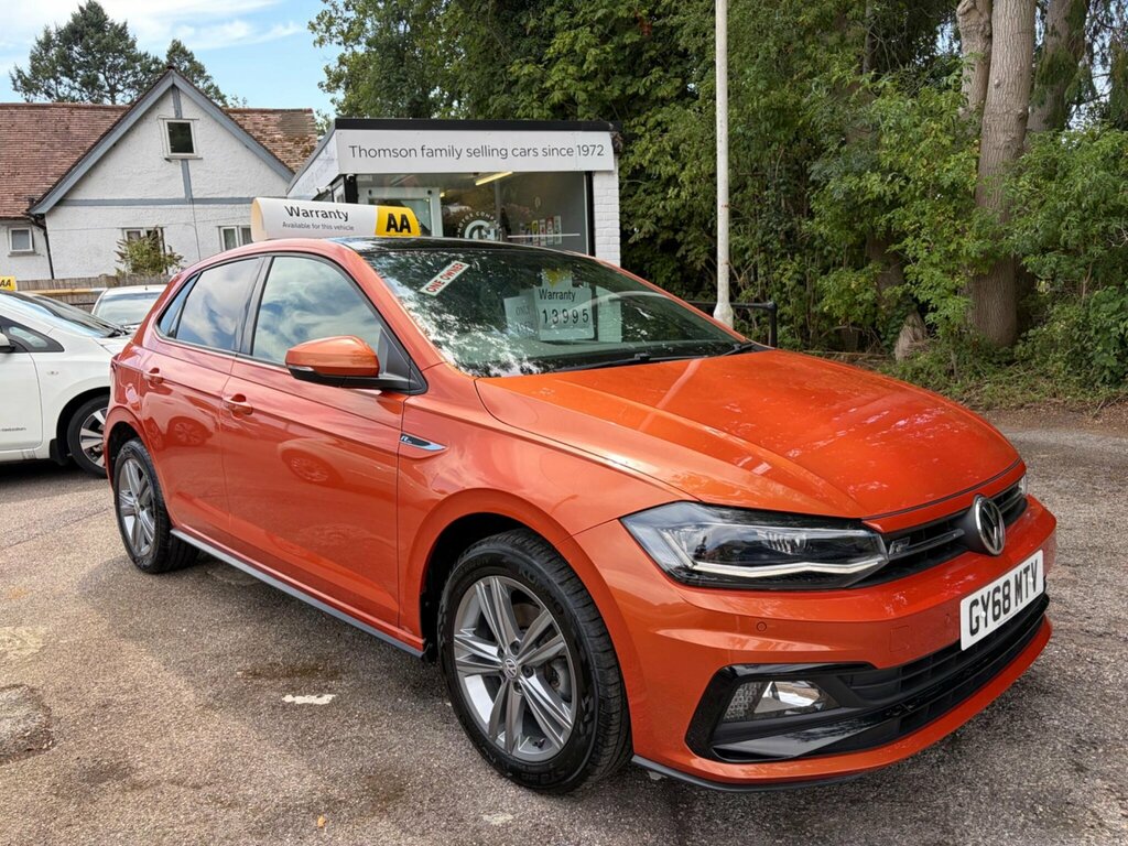 Volkswagen Polo 1.0 Tsi R-line Euro 6 Ss Orange