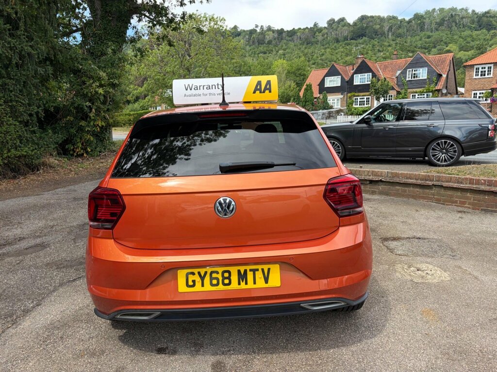 Volkswagen Polo 1.0 Tsi R-line Euro 6 Ss GY68MTV Orange #5