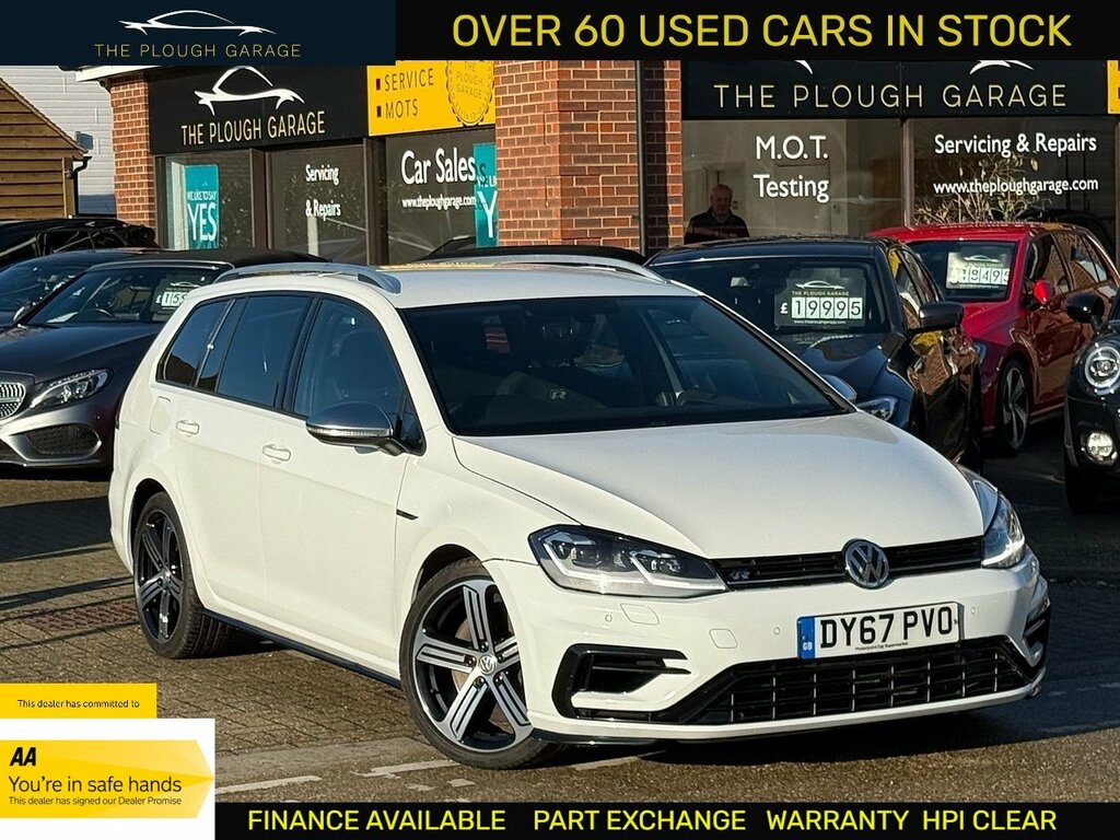 Volkswagen Golf 2.0 Tsi Bluemotion Tech R Estate Dsg 4M White