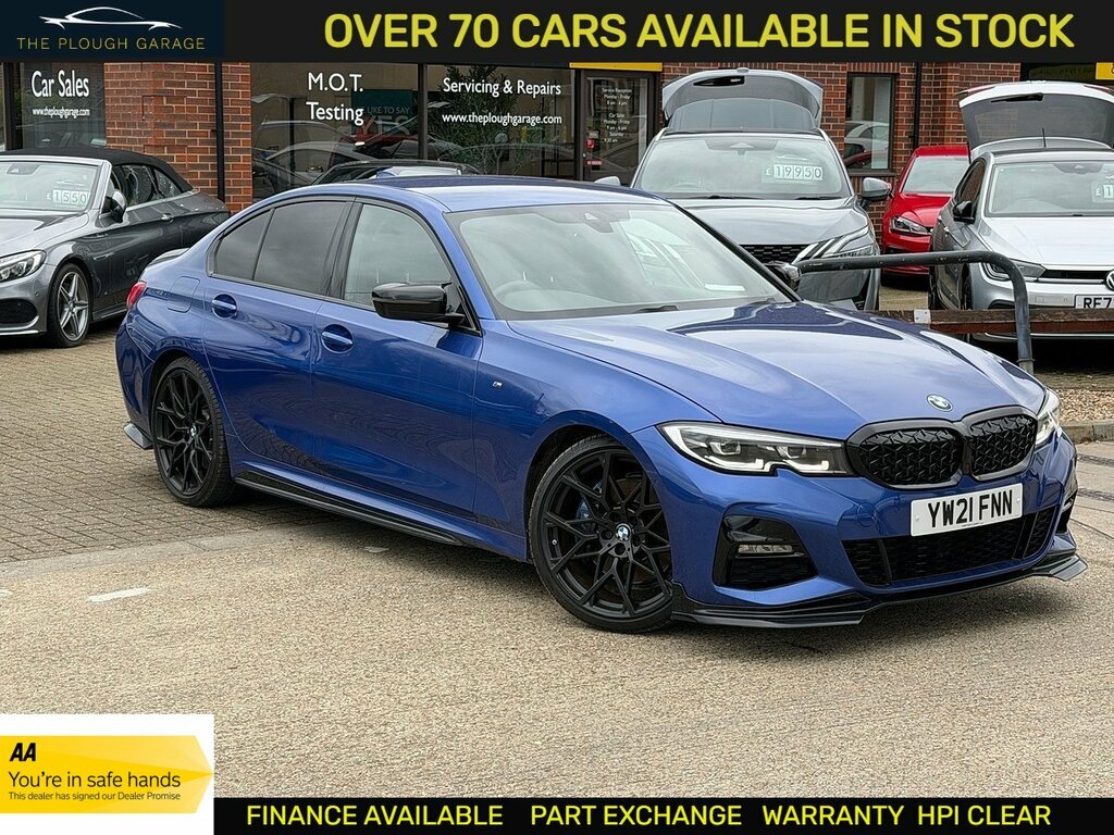 BMW 3 Series 2.0 320D Mht M Sport Saloon Hybrid Blue