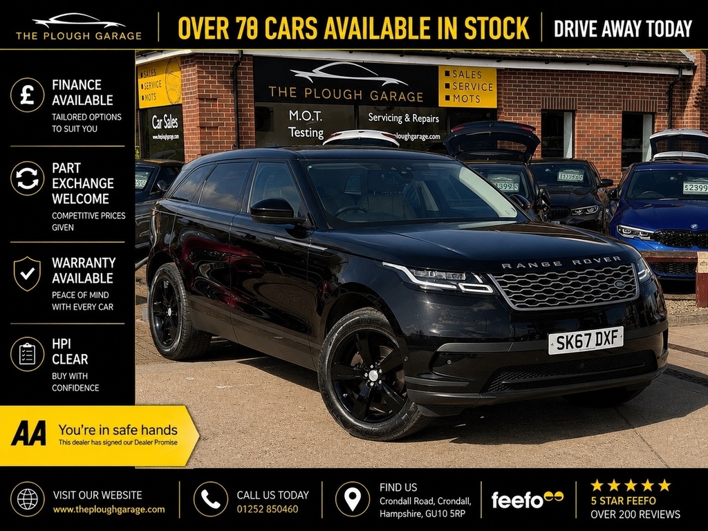 Land Rover Range Rover Velar 2.0 D240 S Suv 4Wd Euro 6 Ss 2 Black
