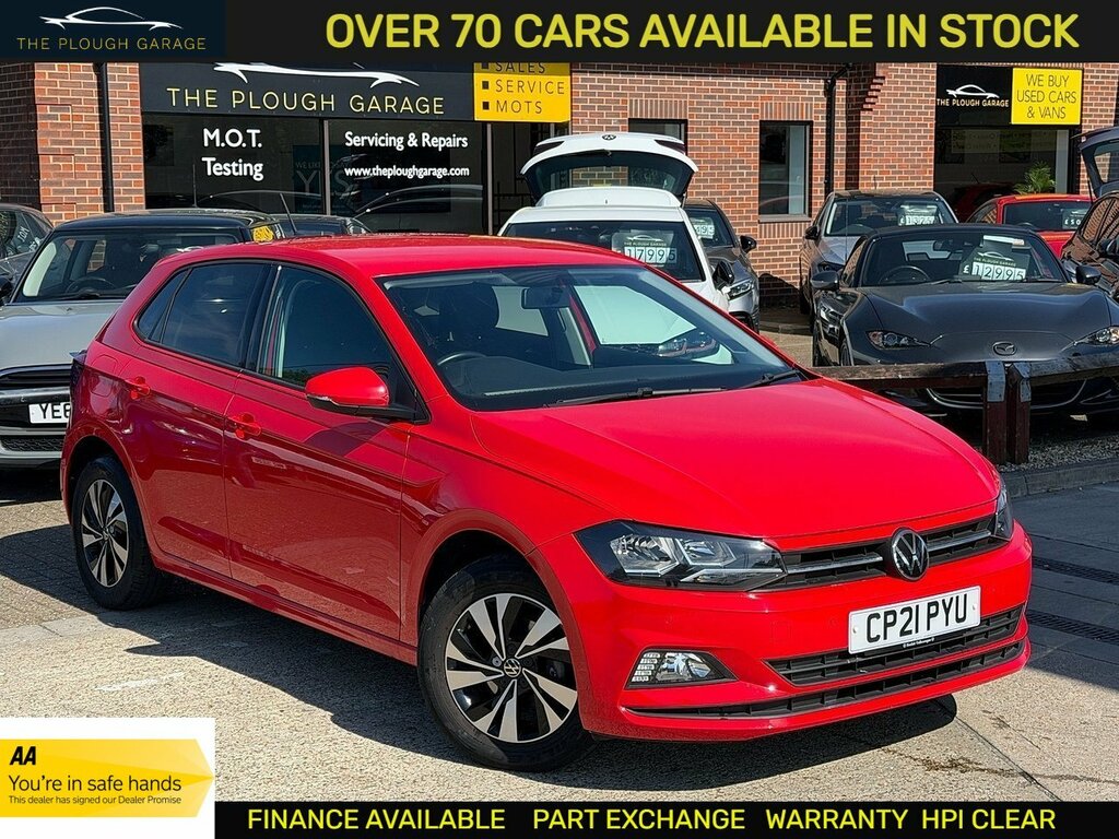 Volkswagen Polo 1.0 Evo Match Hatchback Euro 6 CP21PYU Red