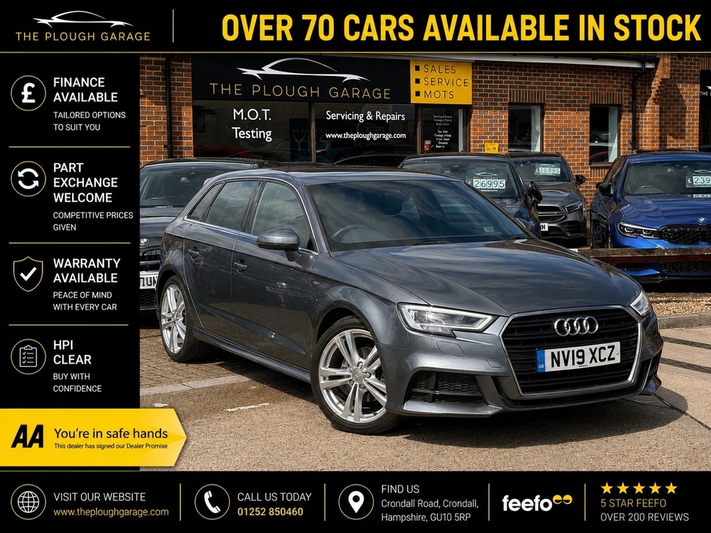 Audi A3 1.5 Tfsi Cod 35 S Line Sportback S Tron Grey