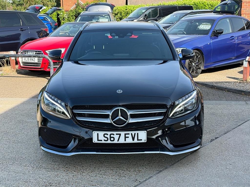 Mercedes-Benz C Class 2.0 C200 Amg Line Premium Estate G-tr Black #3