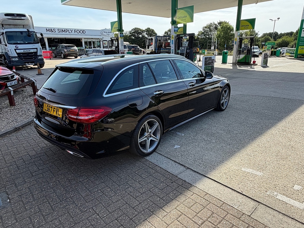 Mercedes-Benz C Class 2.0 C200 Amg Line Premium Estate G-tr Black #5