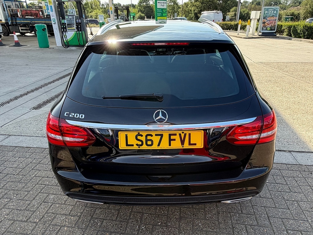Mercedes-Benz C Class 2.0 C200 Amg Line Premium Estate G-tr Black #6