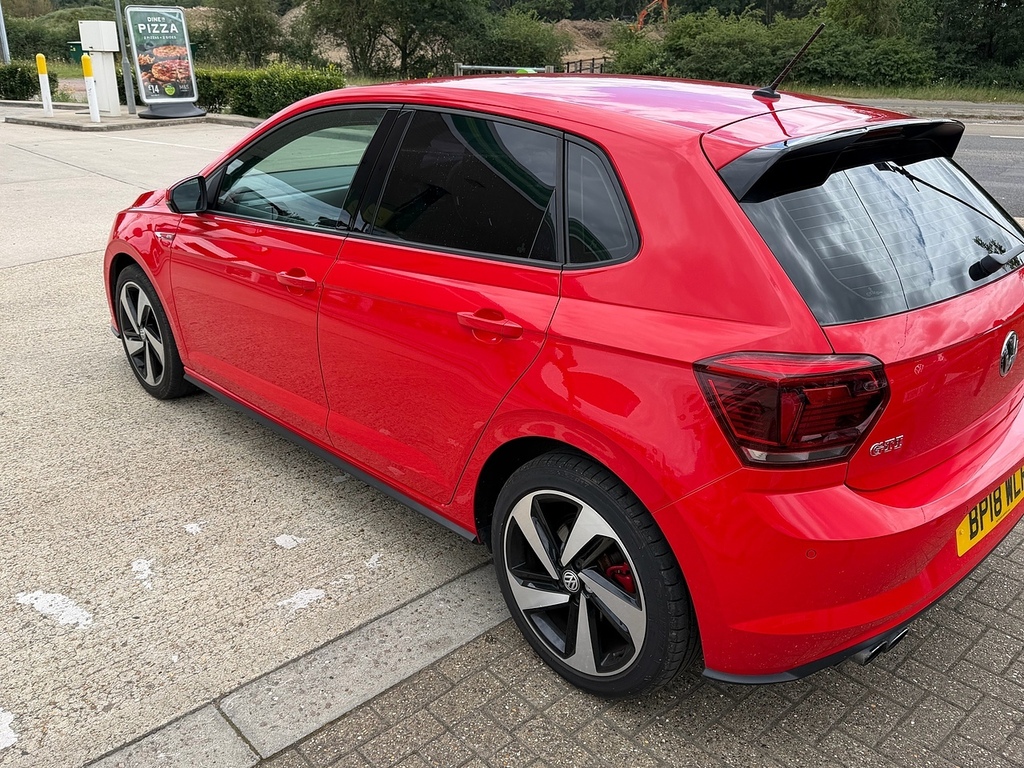 Volkswagen Polo 2.0 Tsi Gti Hatchback Dsg Euro 6 Ss Red #6
