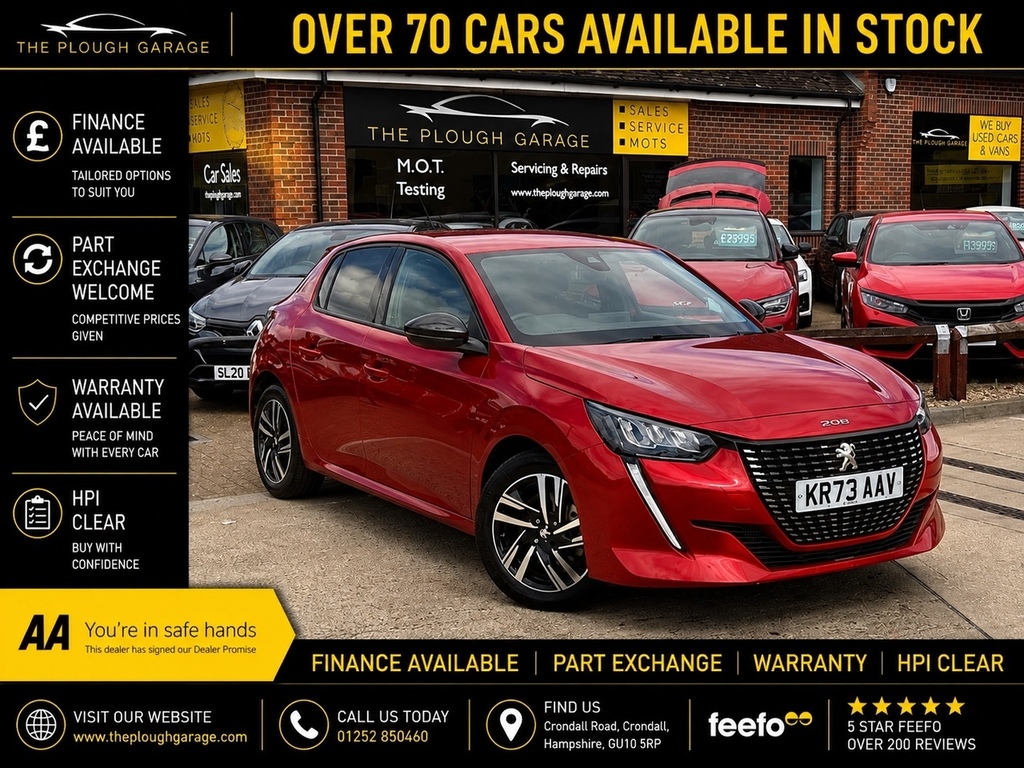 Peugeot 208 1.2 Puretech Allure Premium Hatchback Red