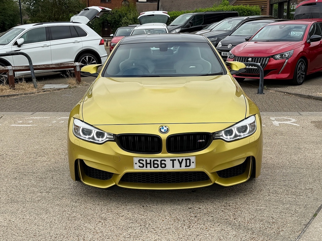 BMW M4 3.0 Biturbo Coupe Dct Euro 6 Ss 431 SH66TYD Yellow #3