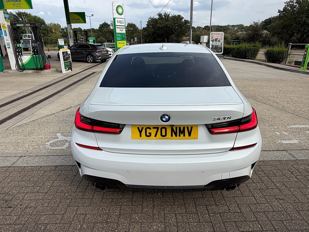 BMW 3 Series 2.0 320I M Sport Saloon Euro 6 S YG70NMV White #6