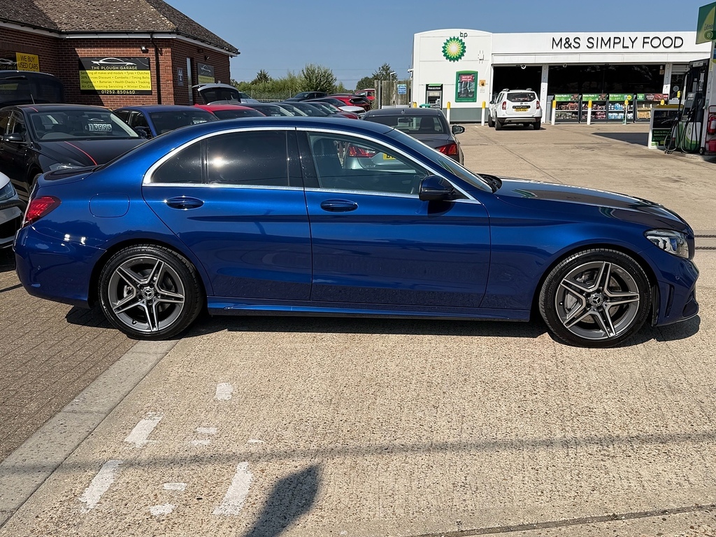 Mercedes-Benz C Class 2.0 C300d Amg Line Premium Saloon G-t Blue #4