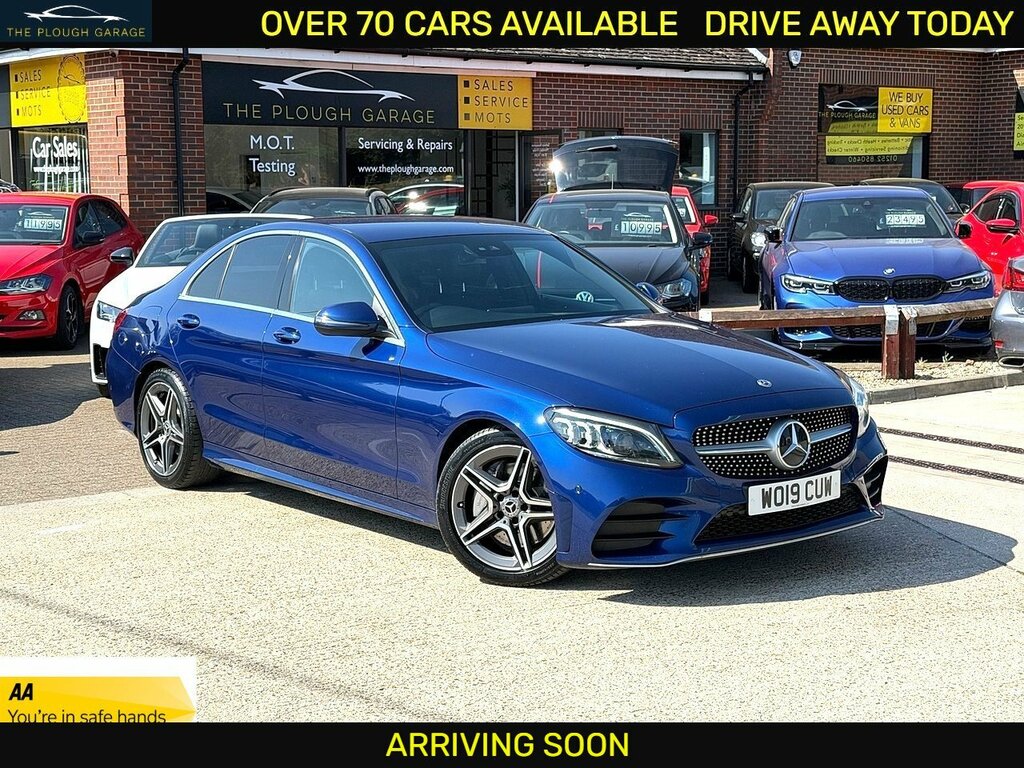 Mercedes-Benz C Class 2.0 C300d Amg Line Premium Saloon G-t Blue