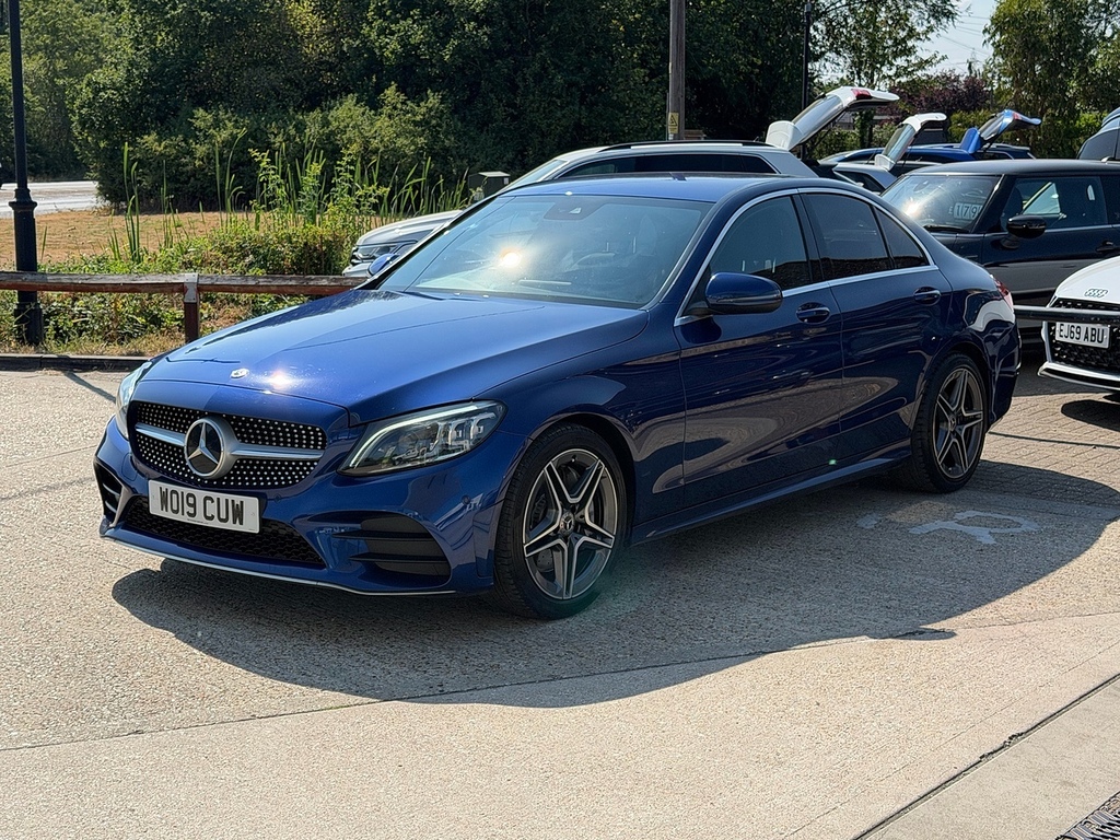 Mercedes-Benz C Class 2.0 C300d Amg Line Premium Saloon G-t Blue #2