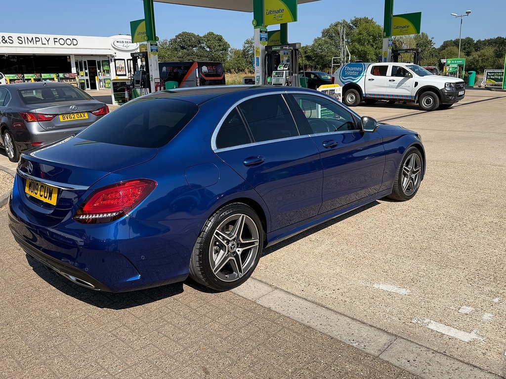 Mercedes-Benz C Class 2.0 C300d Amg Line Premium Saloon G-t Blue #5