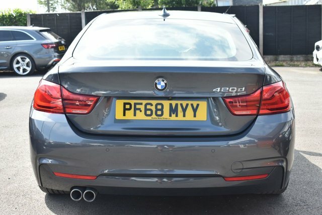 BMW 4 Series Gran Coupe 420D M Sport Hatchback PF68MYY Grey #4