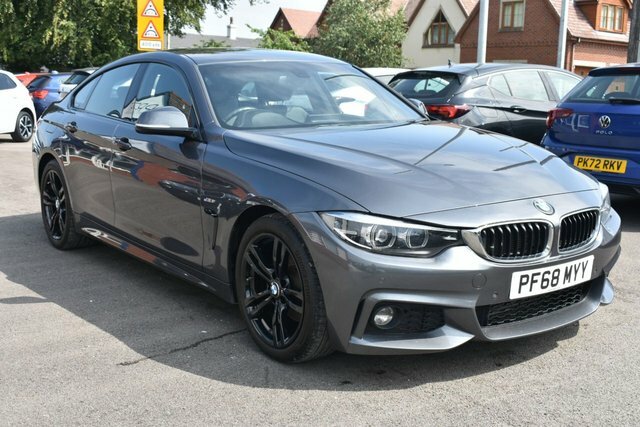 BMW 4 Series Gran Coupe 420D M Sport Hatchback PF68MYY Grey #2