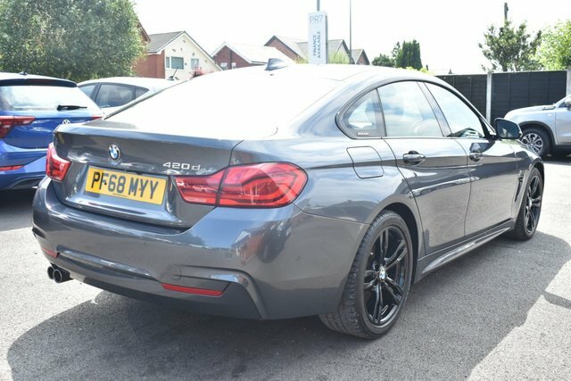 BMW 4 Series Gran Coupe 420D M Sport Hatchback PF68MYY Grey #3