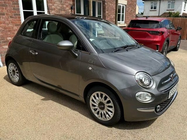 Fiat 500 Lounge Hatchback Grey