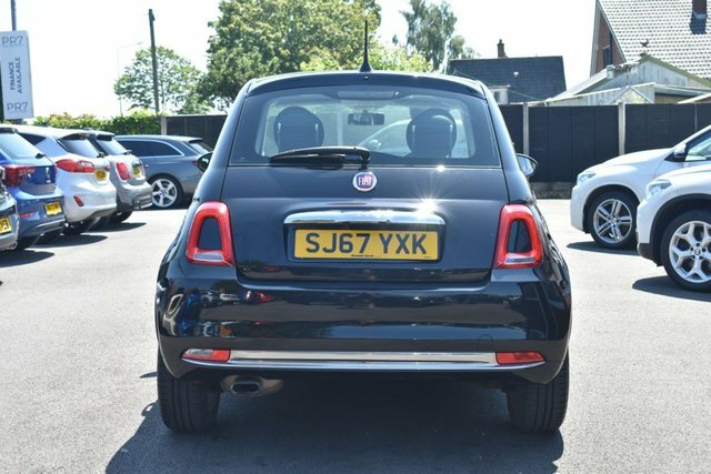 Fiat 500 Lounge Hatchback SJ67YXK Black #5