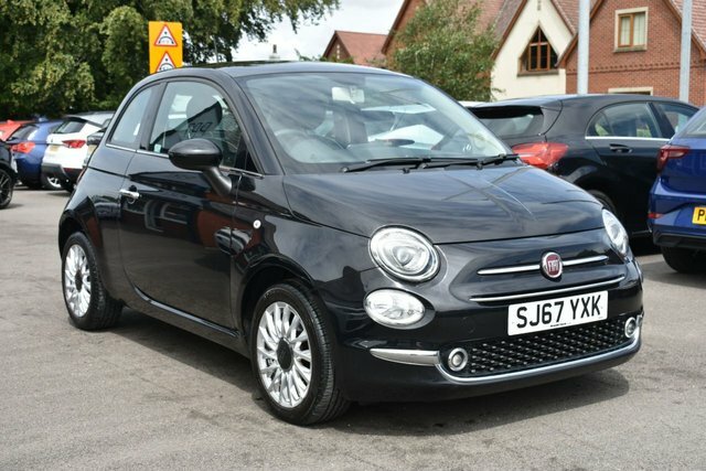 Fiat 500 Lounge Hatchback Black