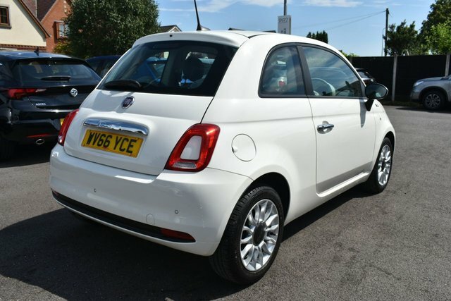 Fiat 500 Eco Pop Star Hatchback White #6