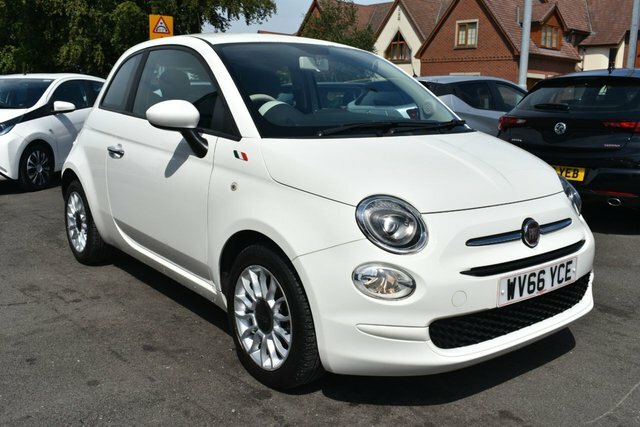 Fiat 500 Eco Pop Star Hatchback White #2