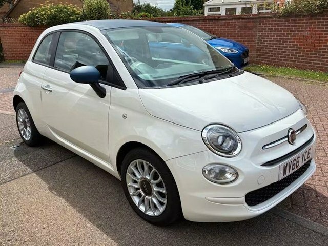 Fiat 500 Eco Pop Star Hatchback White