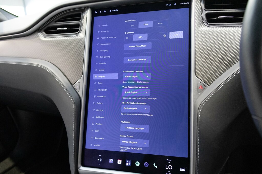 Tesla Model S Model S Ludicrous Performance Awd Grey #20