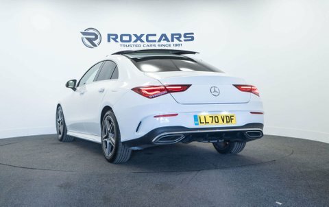 Mercedes-Benz CLA Class Saloon LL70VDF White #5