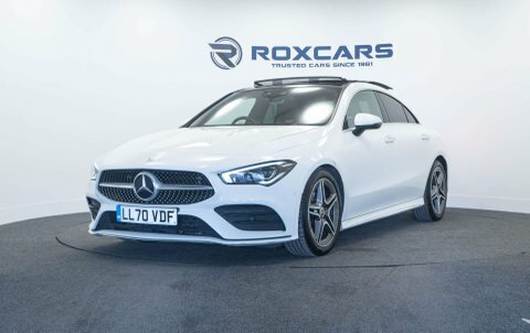 Mercedes-Benz CLA Class Saloon LL70VDF White #3
