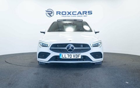 Mercedes-Benz CLA Class Saloon LL70VDF White #2