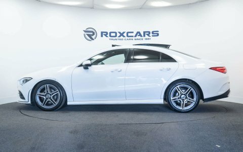 Mercedes-Benz CLA Class Saloon LL70VDF White #4