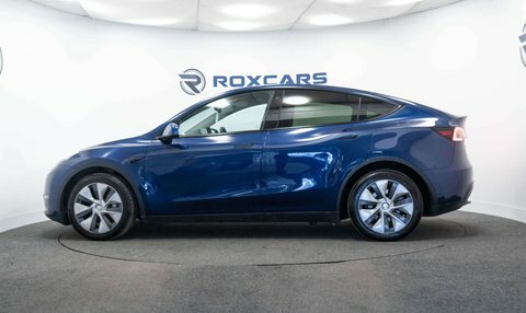 Tesla Model Y Suv Blue #4