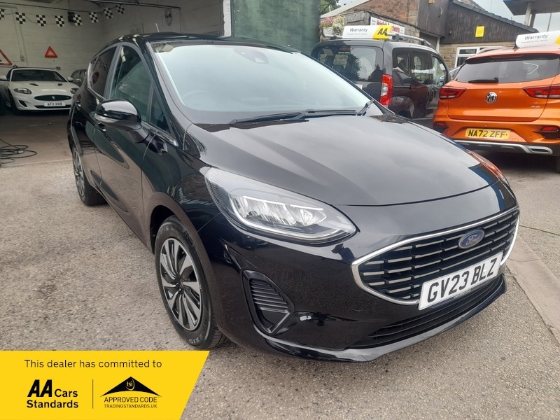Ford Fiesta 1.0T Ecoboost Mhev Titanium GV23BLZ Black