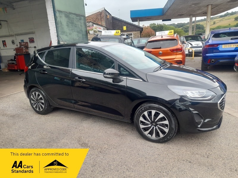 Ford Fiesta 1.0T Ecoboost Mhev Titanium GV23BLZ Black #4
