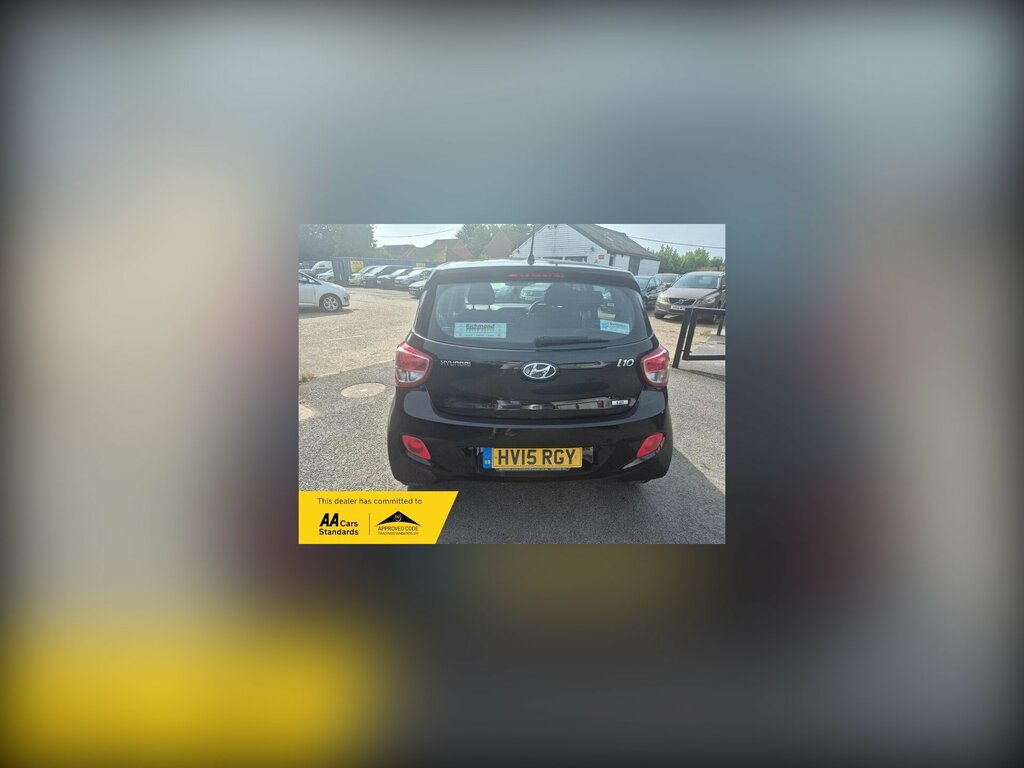 Hyundai I10 1.2 Se Hatchback Euro 5 87 Ps HV15RGY Black #4