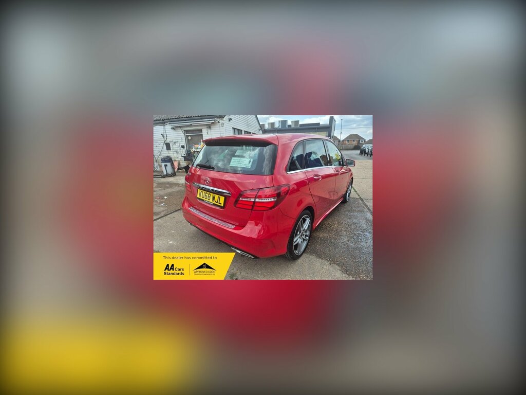 Mercedes-Benz B Class 1.6 B200 Amg Line Premium Plus Mpv 7G Red #5