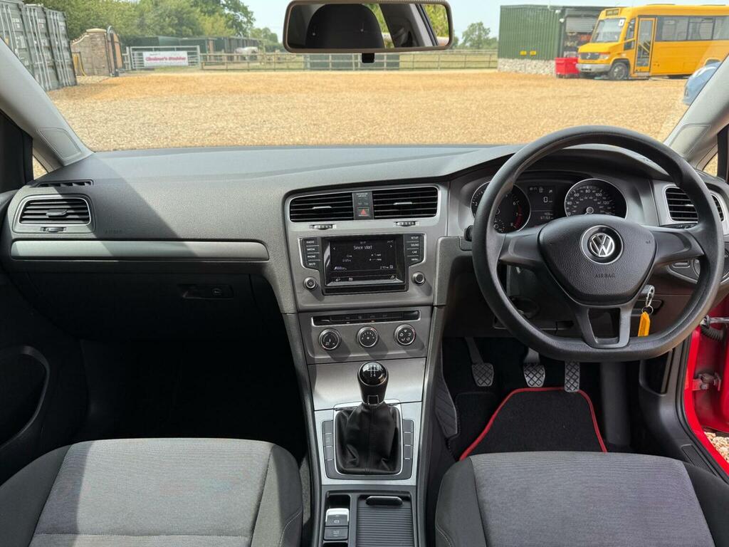 Volkswagen Golf 1.2 Tsi Bluemotion Tech S Euro 5 Ss Red #2