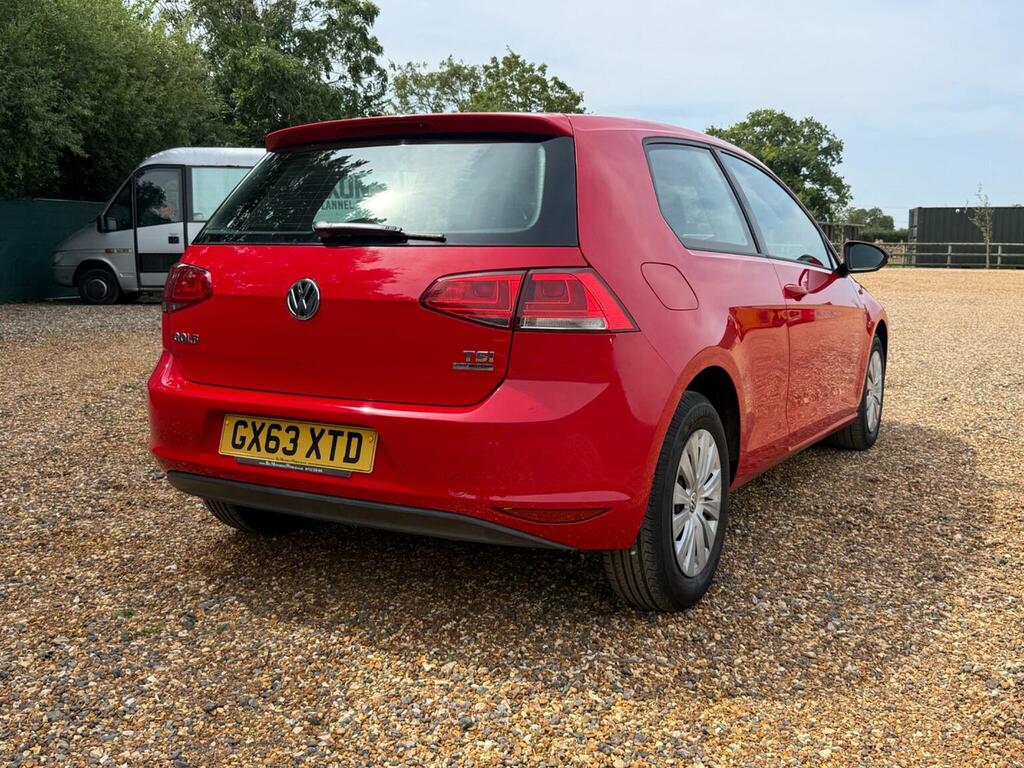 Volkswagen Golf 1.2 Tsi Bluemotion Tech S Euro 5 Ss Red #4