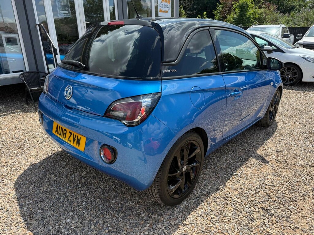 Vauxhall Adam Hatchback 1.2I Energised Black Jack Euro 6 20 AU18ZVW Blue #3