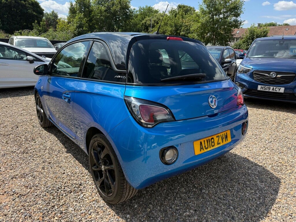 Vauxhall Adam Hatchback 1.2I Energised Black Jack Euro 6 20 AU18ZVW Blue #5