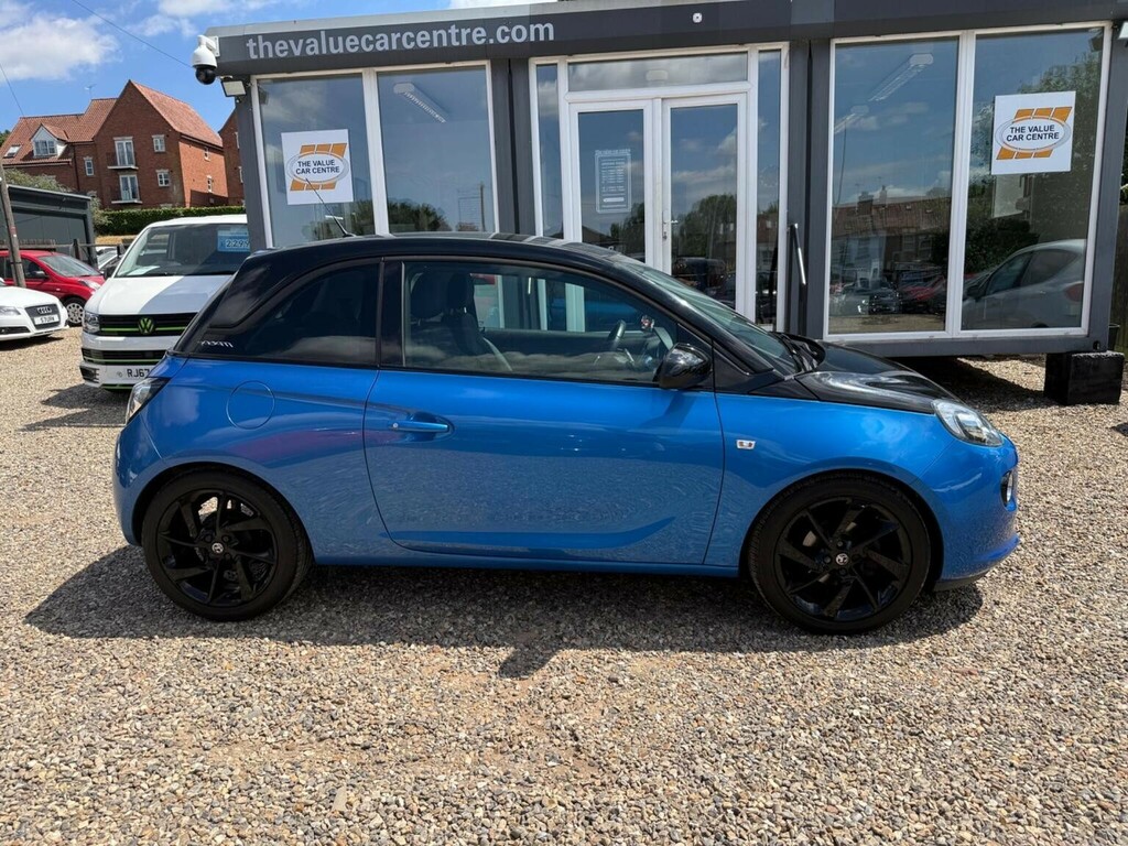 Vauxhall Adam Hatchback 1.2I Energised Black Jack Euro 6 20 AU18ZVW Blue #2