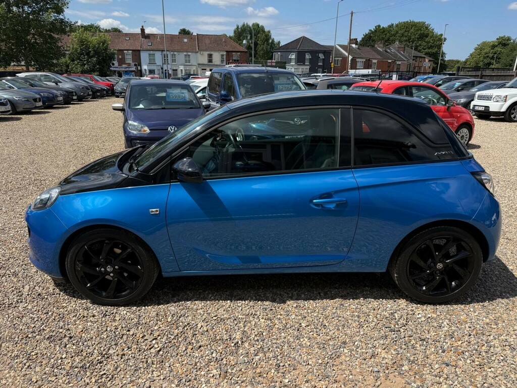 Vauxhall Adam Hatchback 1.2I Energised Black Jack Euro 6 20 AU18ZVW Blue #6