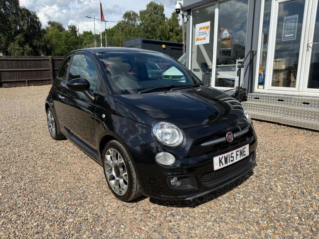 Fiat 500 Hatchback 1.2 S Euro 6 Ss 201515 Black
