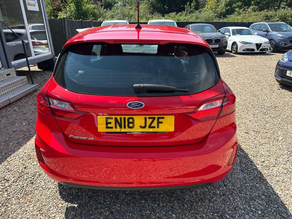Ford Fiesta Hatchback 1.1 Ti-vct Zetec Euro 6 Ss 2018 Red #4