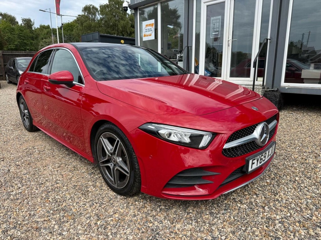 Mercedes-Benz A Class Hatchback 1.5 A180d Amg Line Executive 7G-dct Eu FY69XJU Red