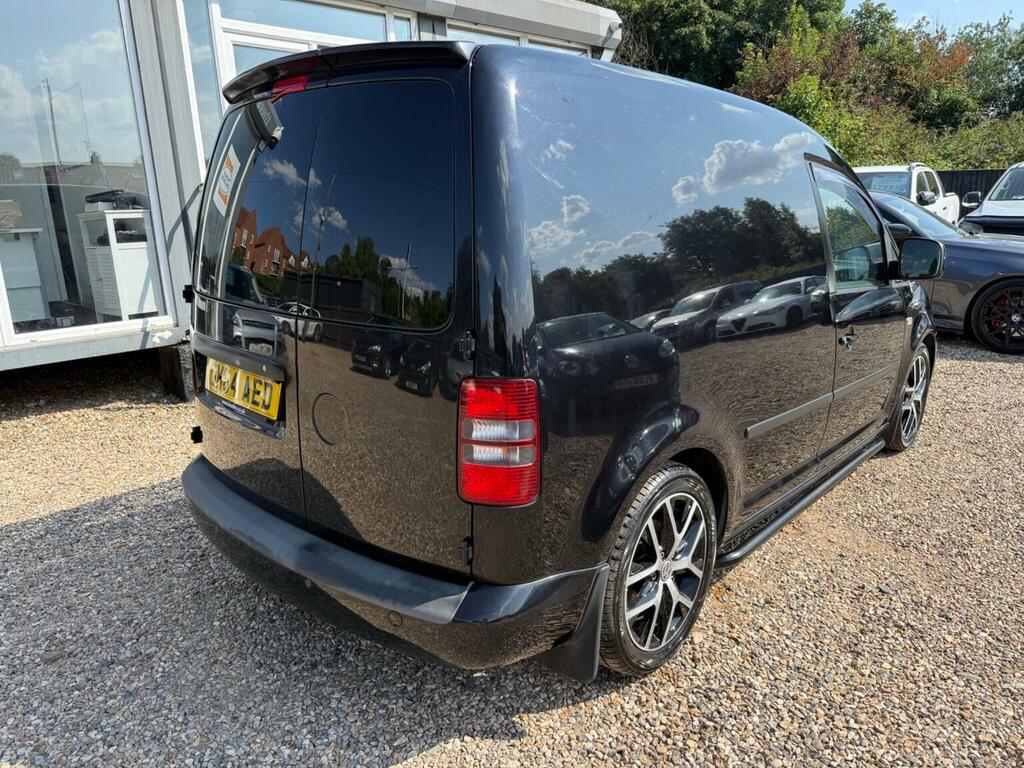Volkswagen Caddy Panel Van 2.0 Tdi C20 Highline Dsg L1 H1 2014 GK64AED Black #3